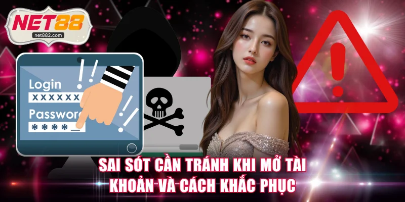 Sai sót cần tránh khi mở tài khoản và cách khắc phục