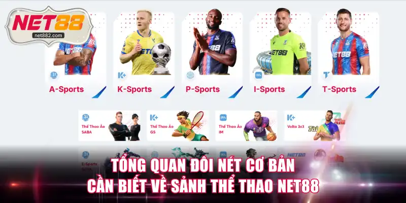 Tổng quan đôi nét cơ bản cần biết về sảnh thể thao NET88